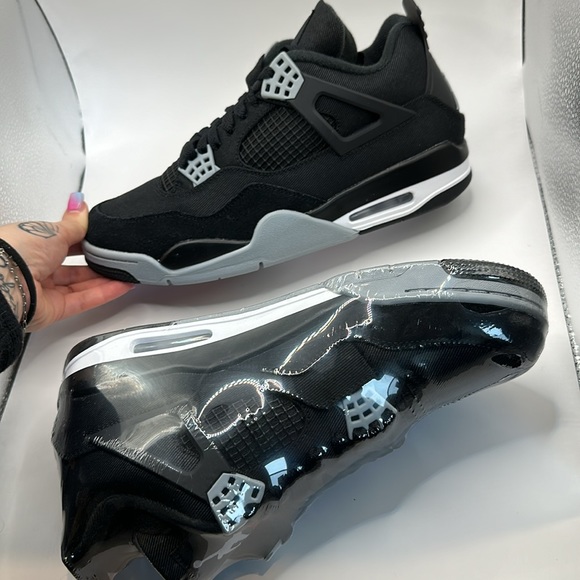 Deadstock Air Jordan 4 retro SE ‘Black Canvas’ size 10